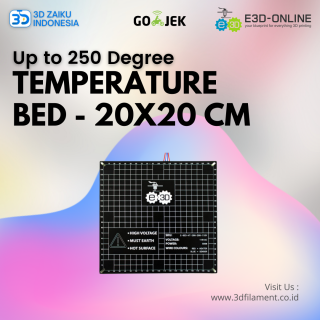Original E3D High Temperature Heated Bed 20x20 cm Up to 250 Degree Bed